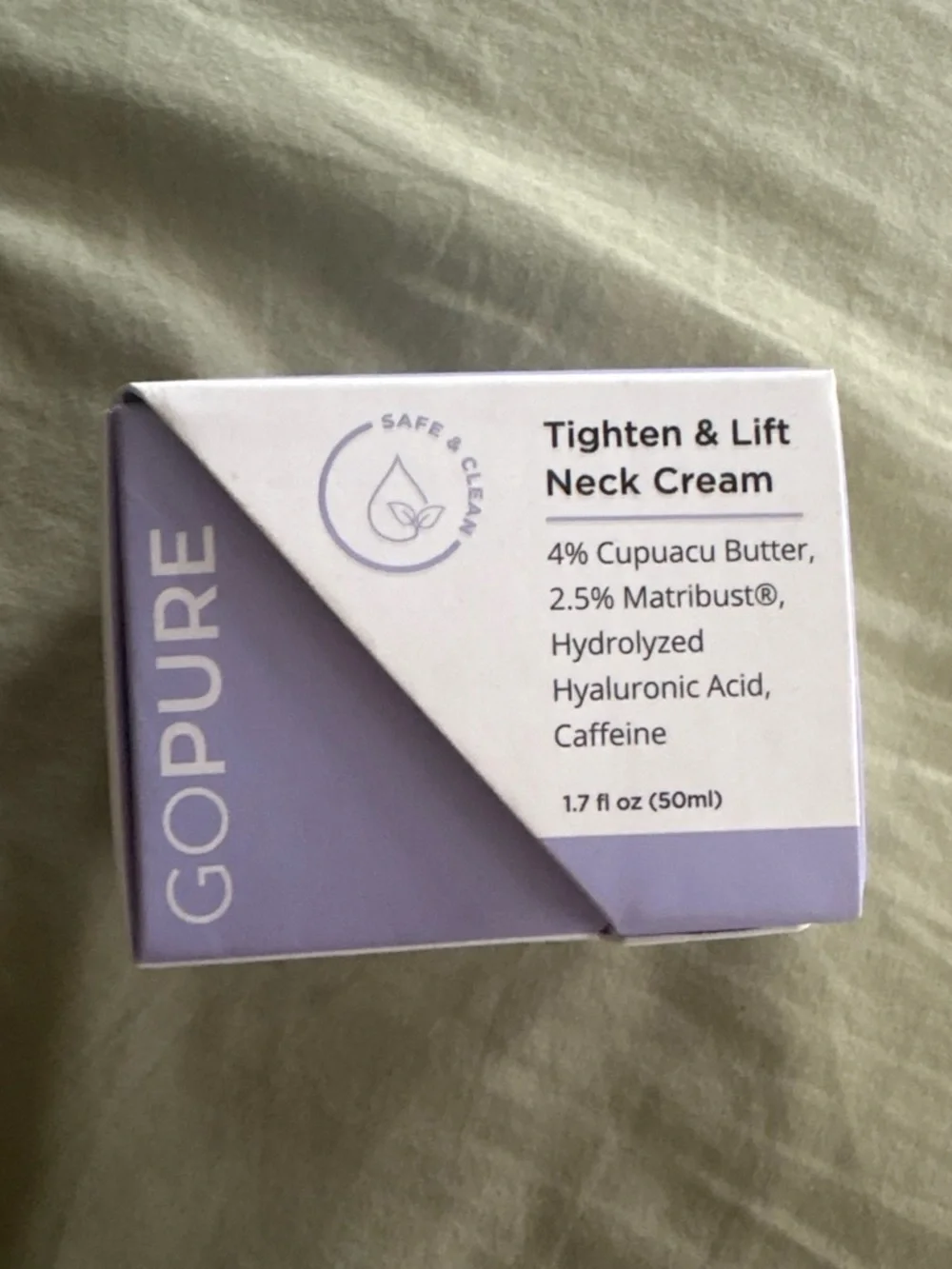 Tighten & Lift Neck Cream - Lavender/White